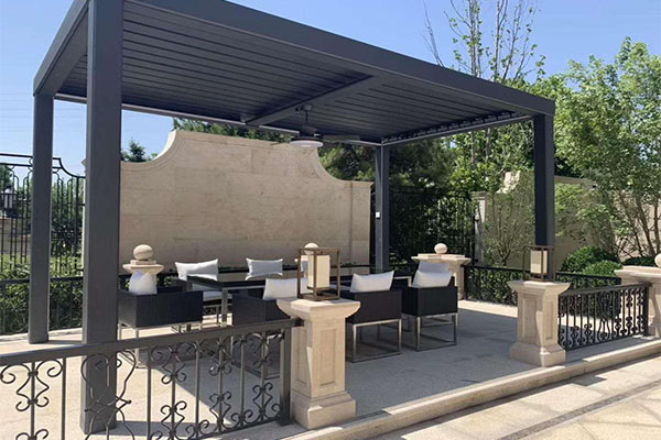 Aluminum Bioclimate Pergola Case