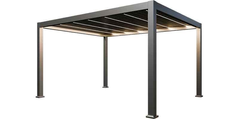 F168 Medium-type Louvered Pergola
