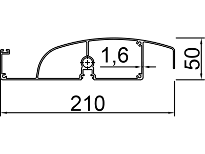 F210 Pro Heavy-type Louvered Pergola Blade (With light)