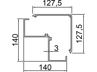 F210 Pro Heavy-type Louvered Pergola Decorative Cover