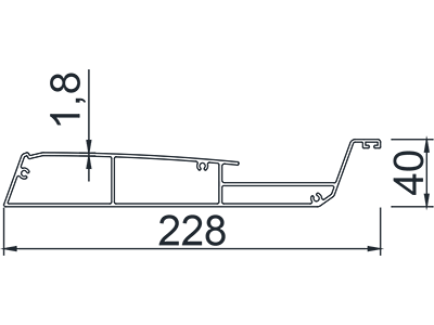 HF228 Retractable Louvered Pergola Blades