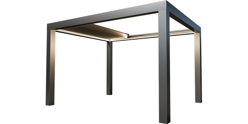 HF228 Retractable Louvered Pergola